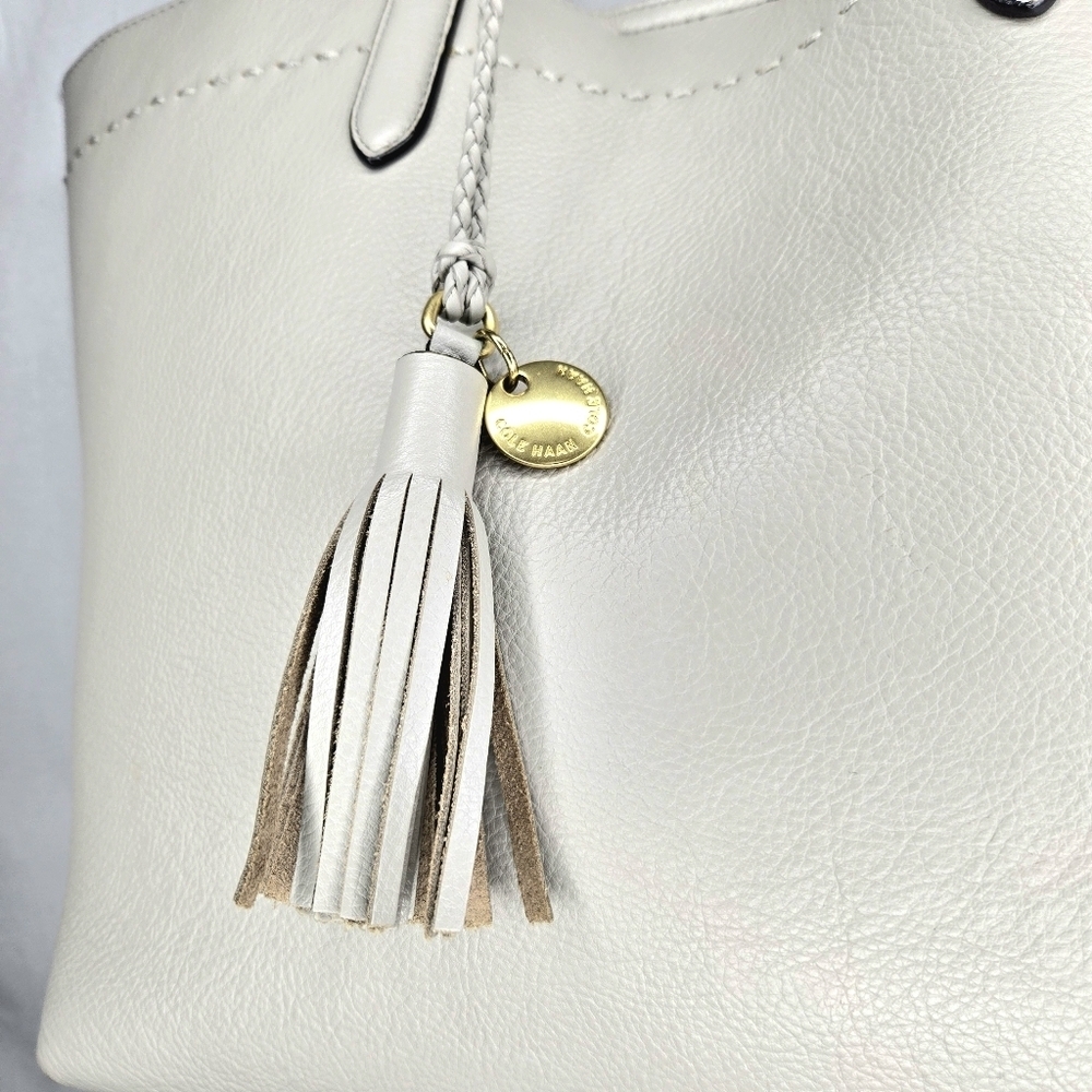 Cole Haan Payson Tote In Ironstone. Gray, Large. - Picture 3 of 15